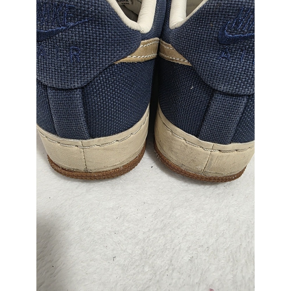Nike Air Force 1 Low Supreme '07 Mens  Midnight Navy Shoes Size 8 - Picture 7 of 13